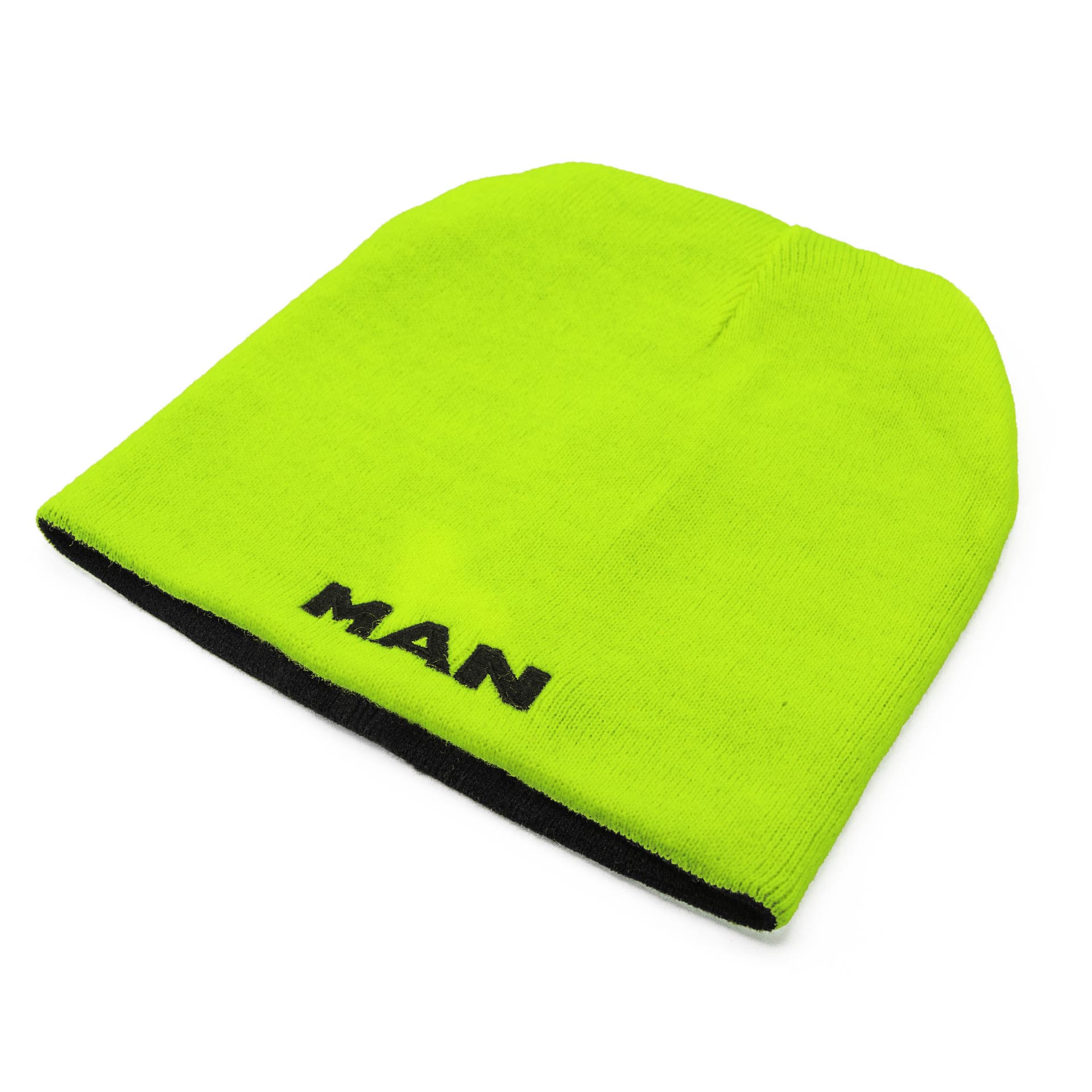 Wende-Strickmütze Sicherheit