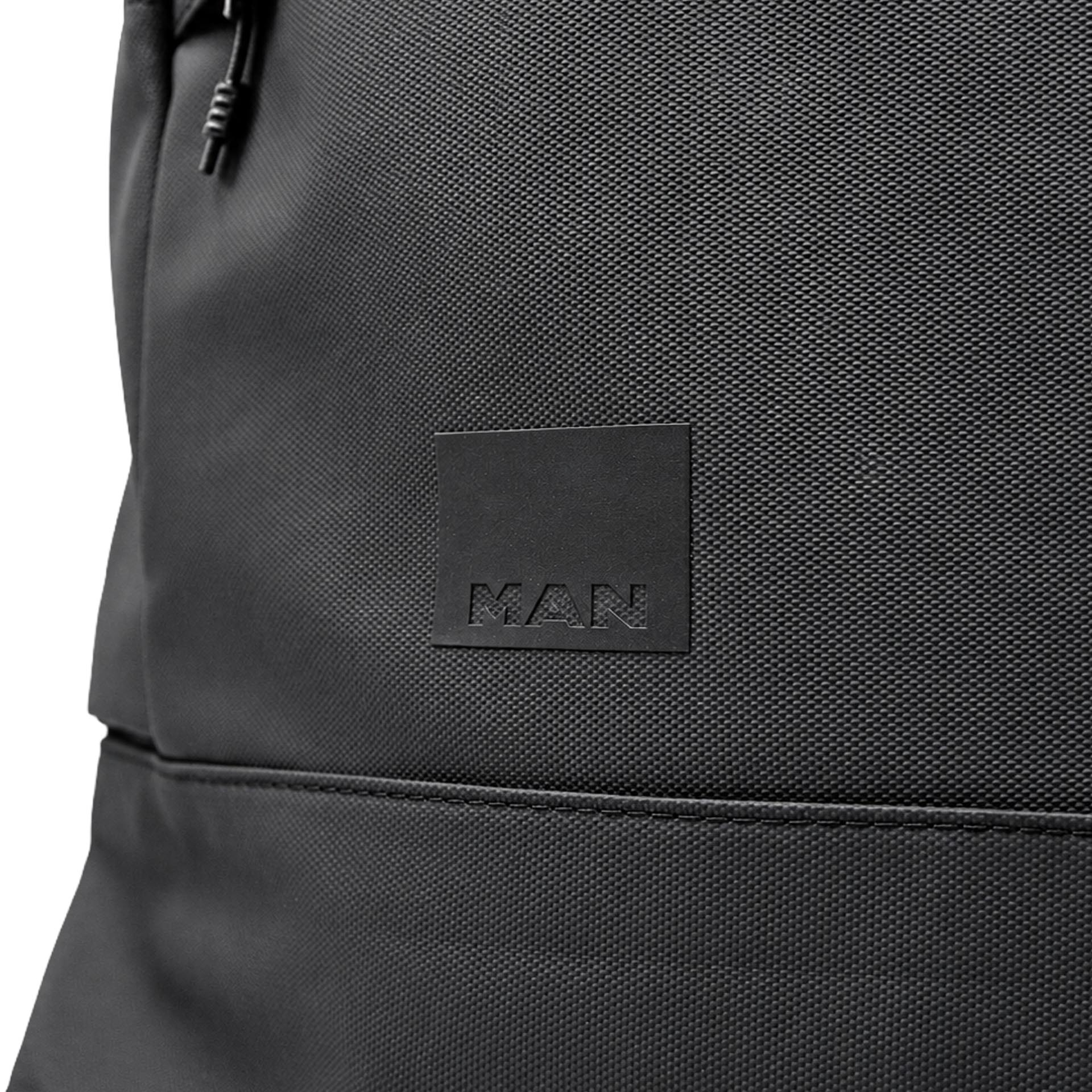 Rolltop Rucksack schwarz