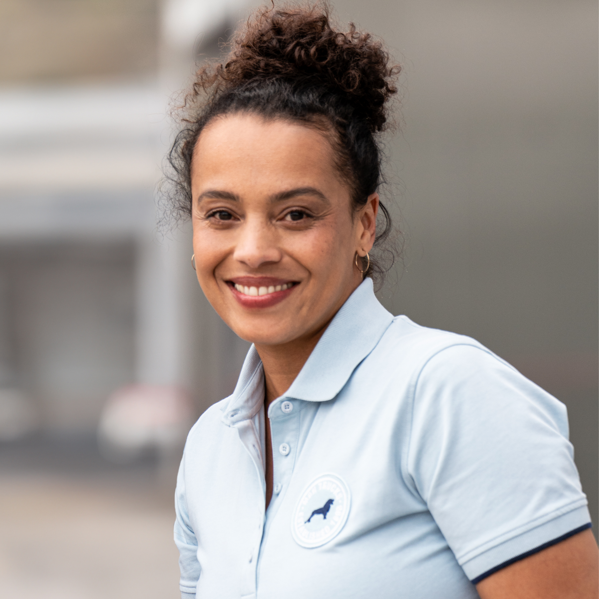 Damen Poloshirt arctic blue