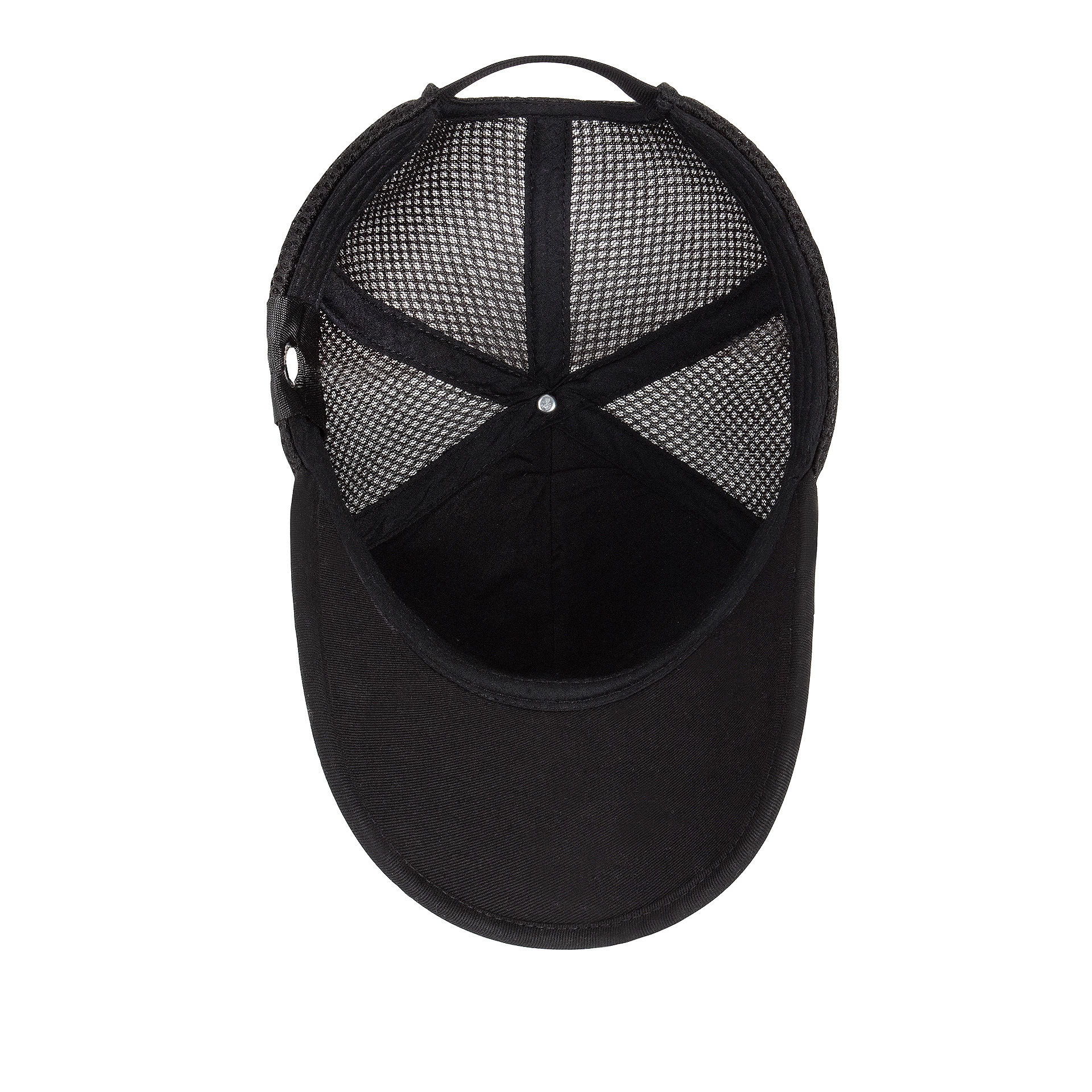 Black Tec Unisex Mesh Cap
