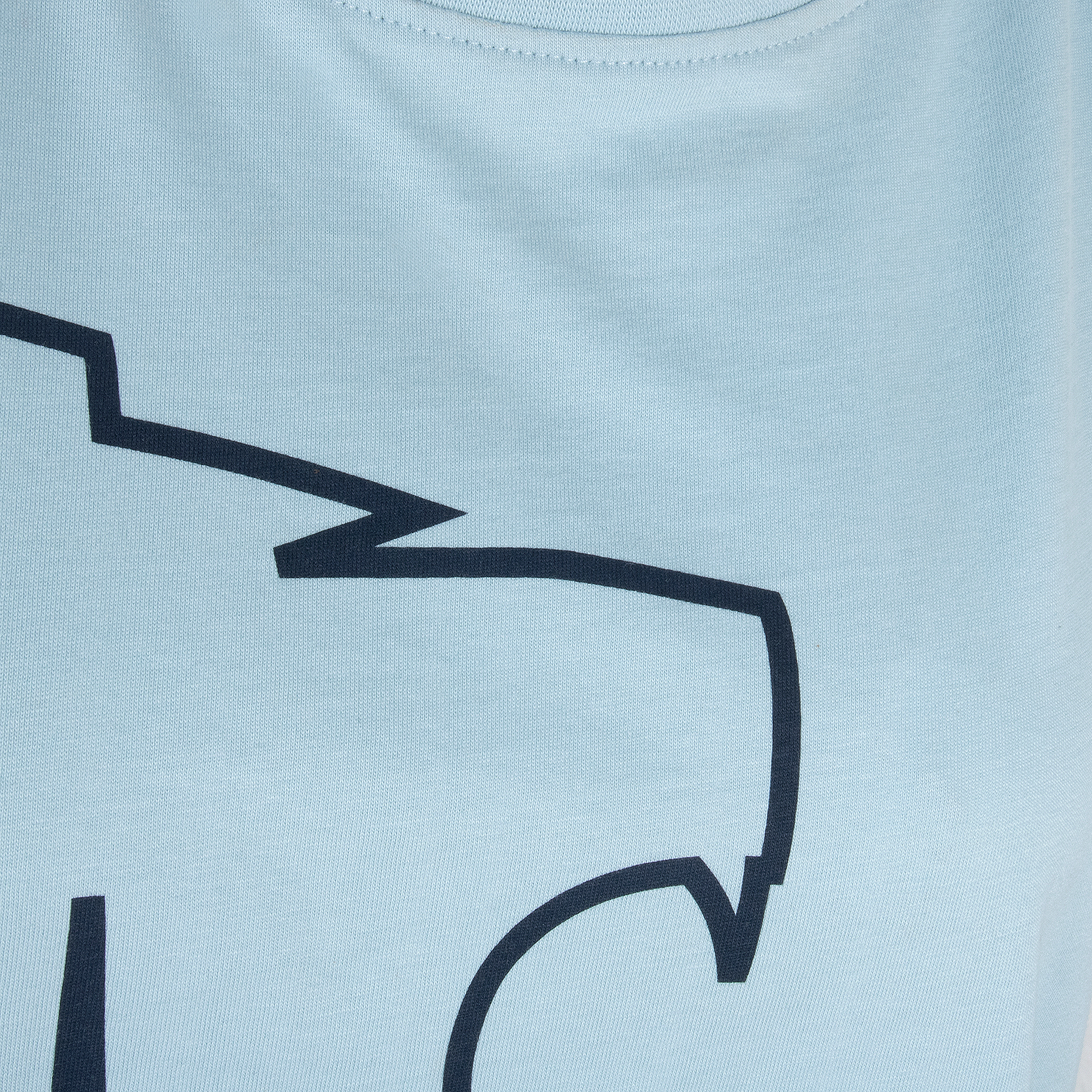 Damen T-Shirt Lion arctic blue