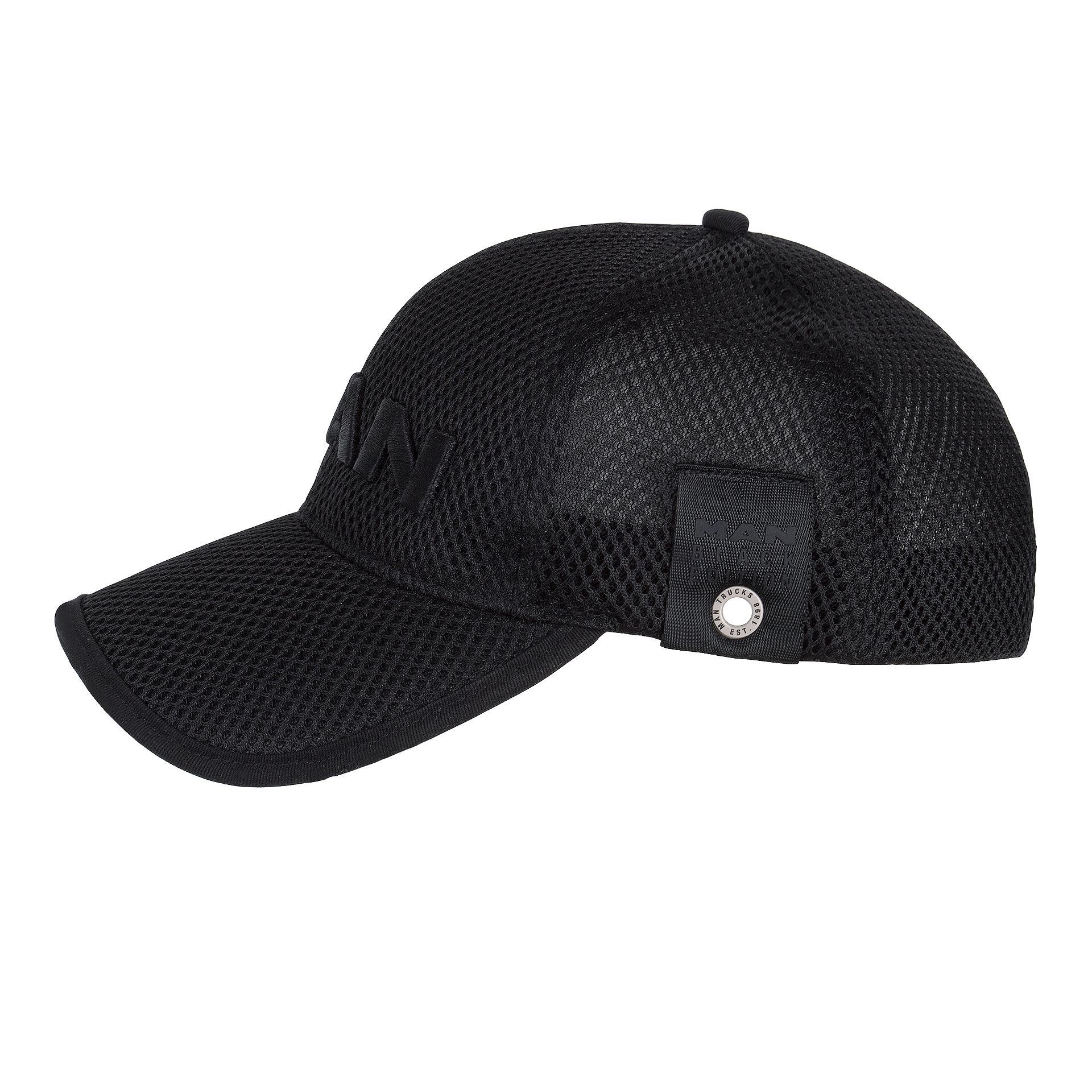 Black Tec Unisex Mesh Cap