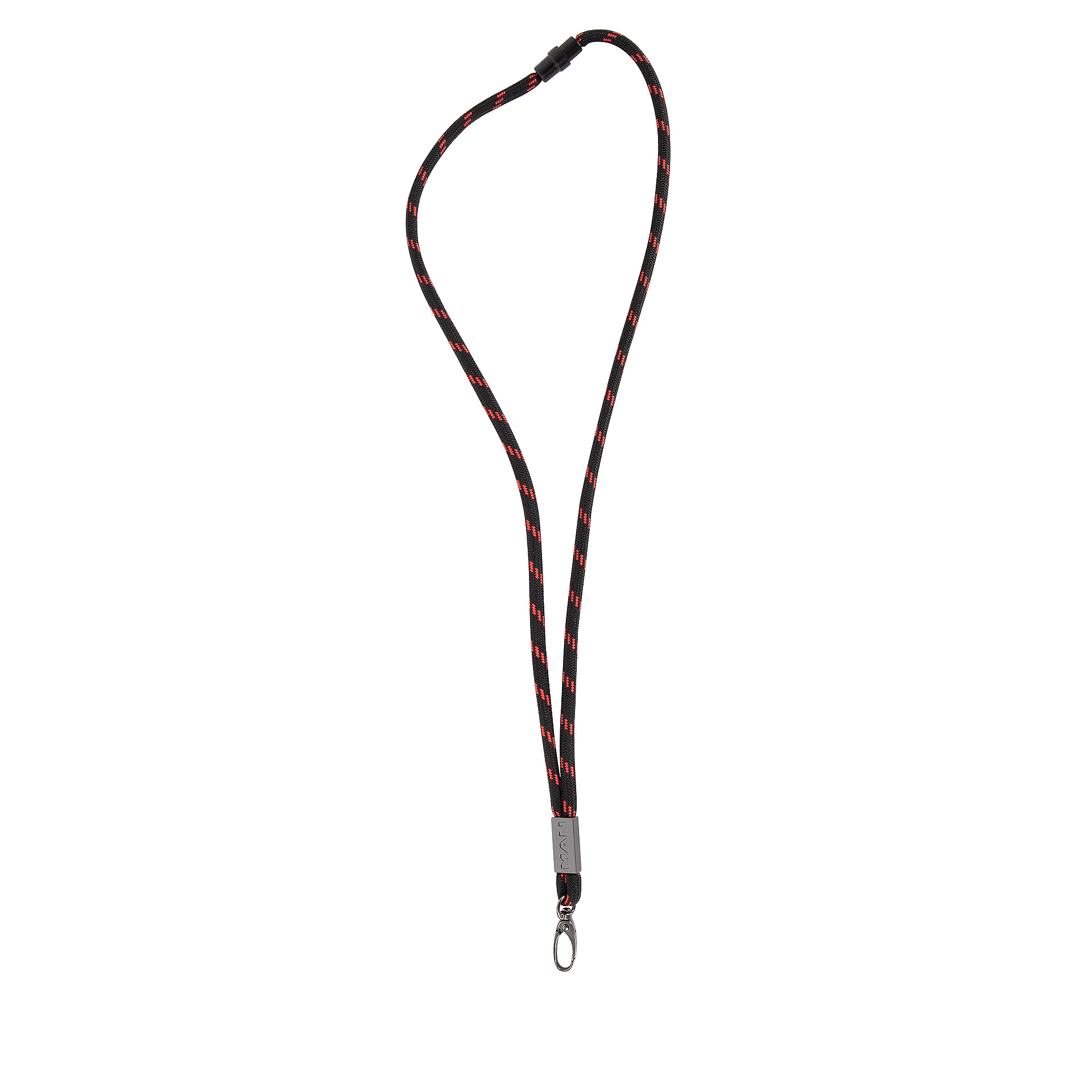 Lanyard Kordel rot-schwarz