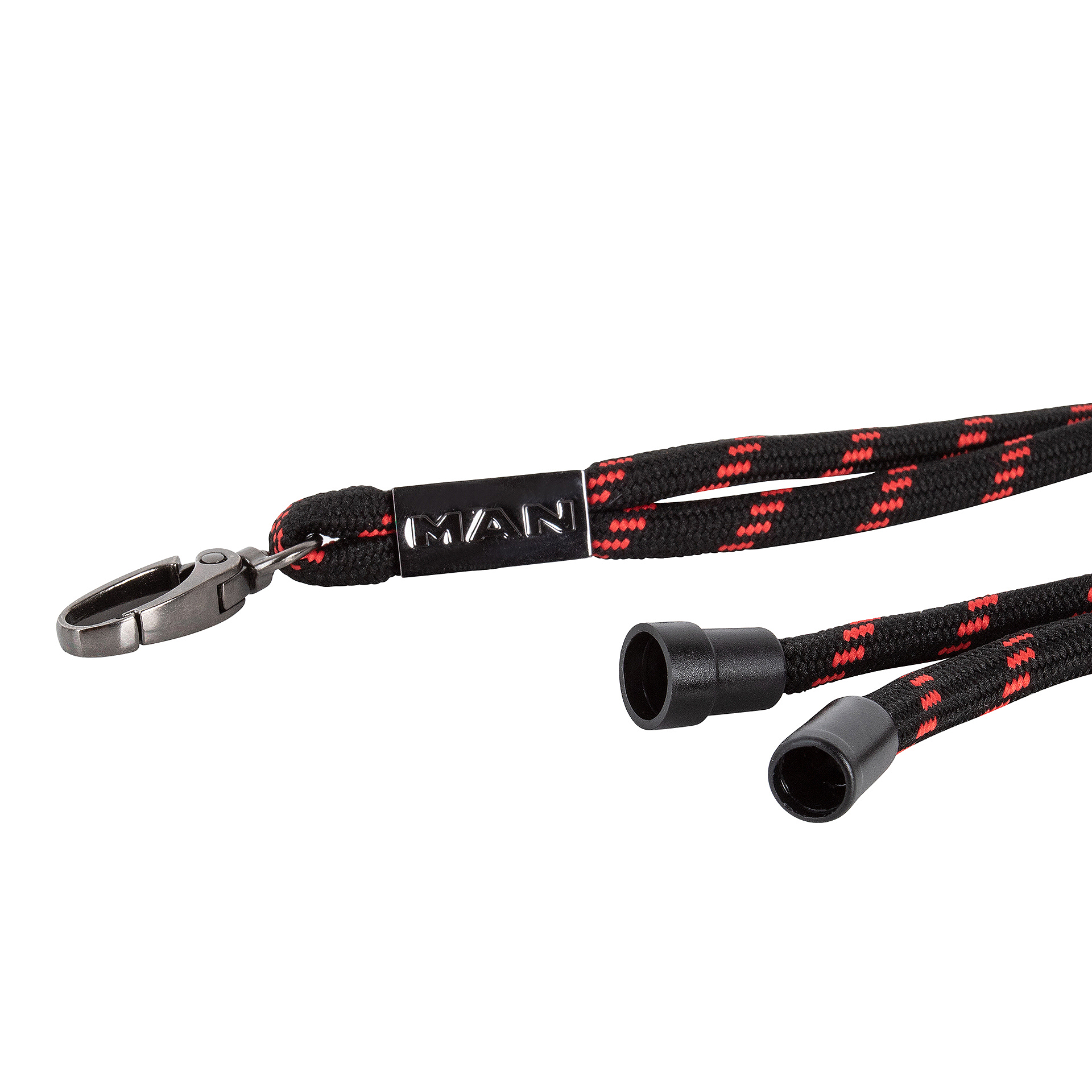 Lanyard Kordel rot-schwarz