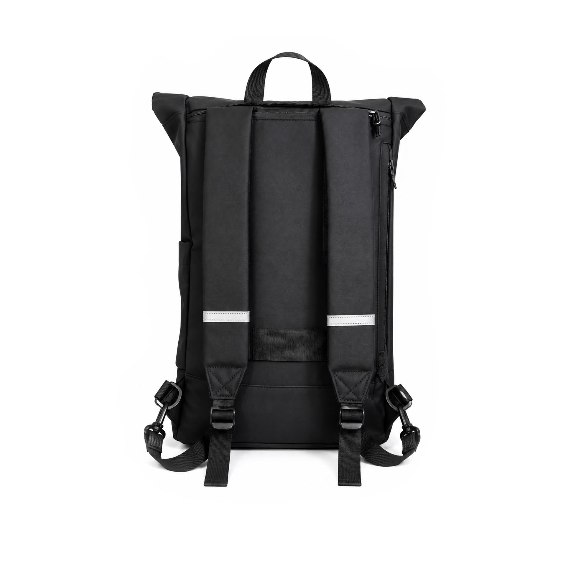 Rolltop Rucksack schwarz